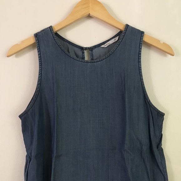 GAP chambray keyhole blouse size XS - Picture 3 of 7